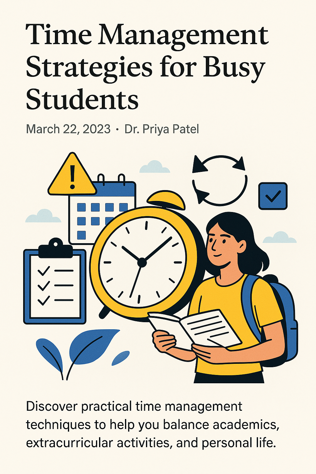 Time Management Strategies for Busy Students